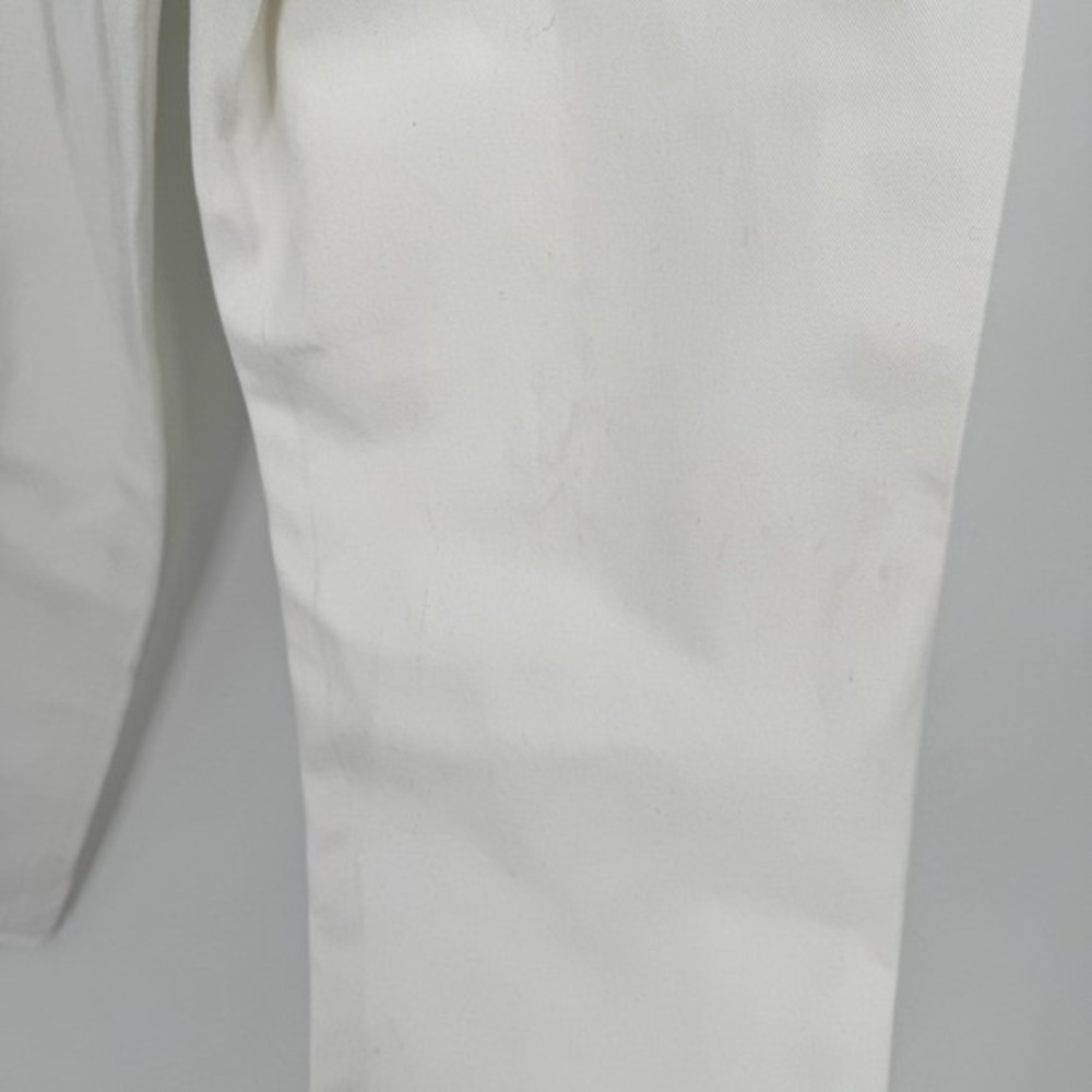 Dockers Vtg High-Waisted Tapered Women's White Trousers Sz 6 - Picture 13 of 16